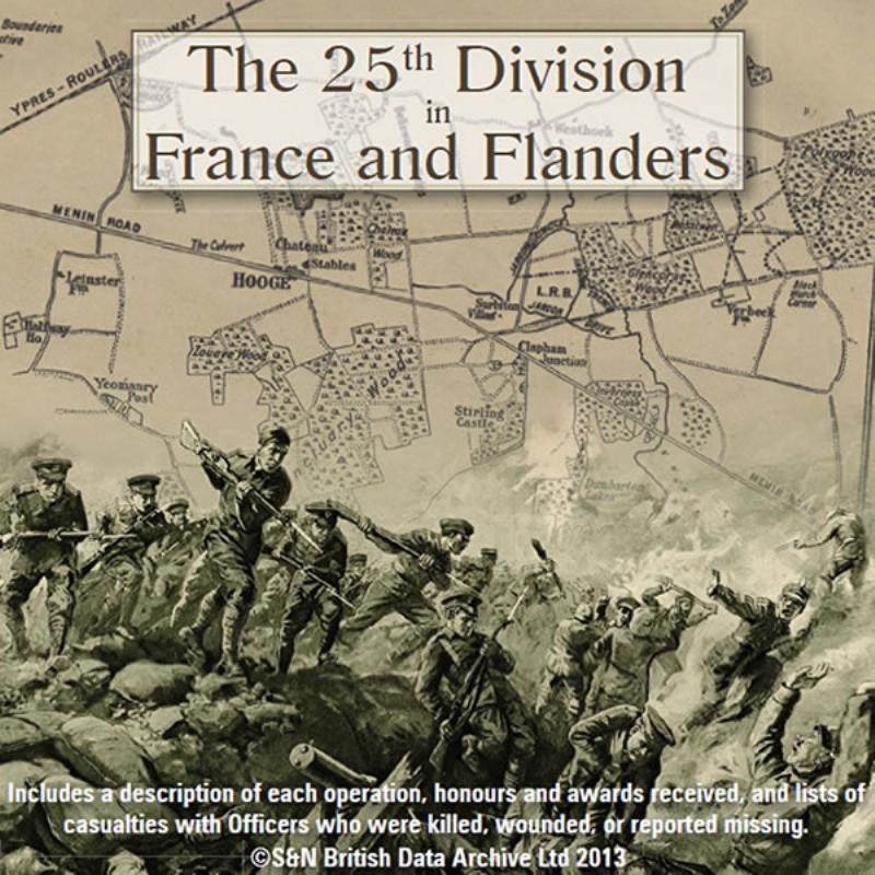 The 25th Division in France and Flanders