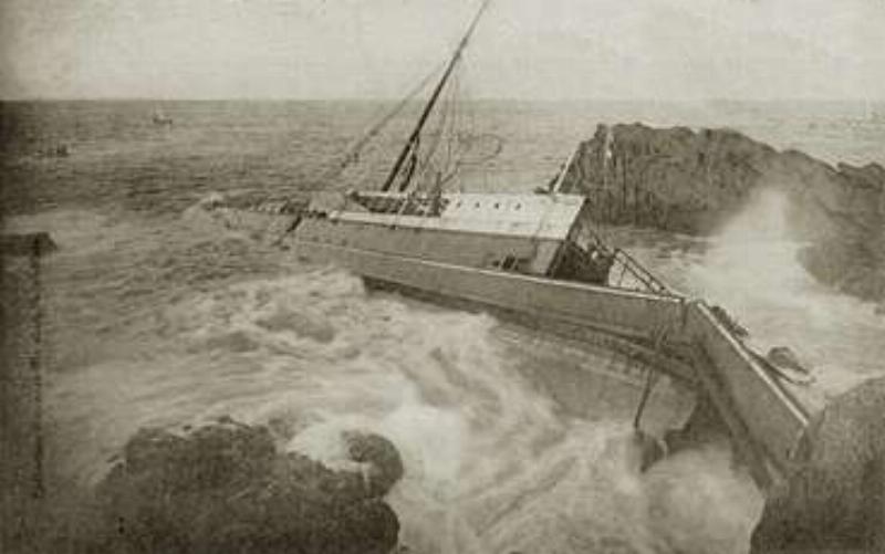 SS Hilda sinks off Saint Malo this day in 1905