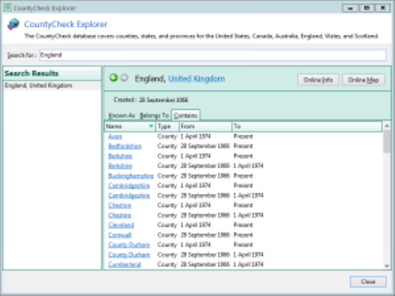 CountyCheck Explorer on RootsMagic 6