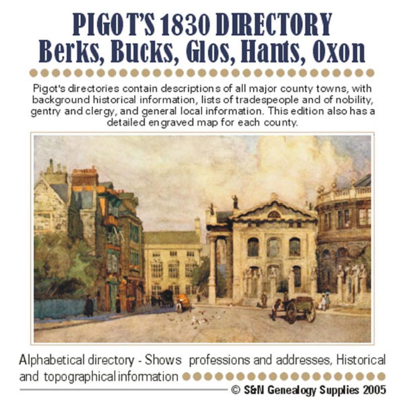 Pigots 1830 Directory