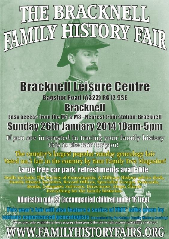 Bracknell Family History Fair