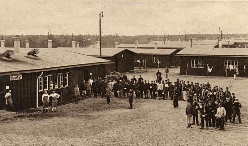PoW camp in the image archives on TheGenealogist