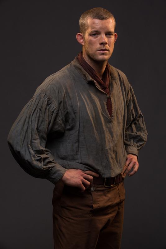 Programme Name: Banished - TX: n/a - Episode: n/a (No. n/a) - Picture Shows:  James Freeman (RUSSELL TOVEY) - (C) RSJ Films - Photographer: Matt Squire