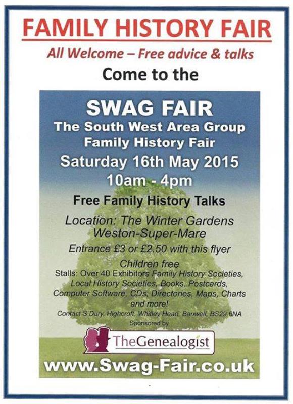 South West Area Group Family History Fair